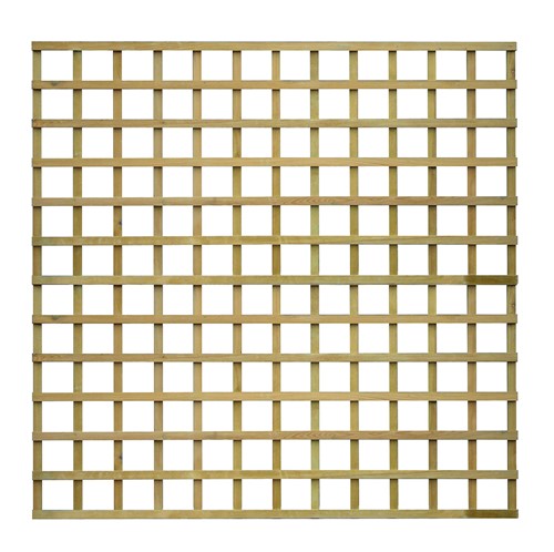 6&#39;x1&#39; Square Trellis - traditional square type trellis panel for partial screening. Can also be used for plant support or can add height to existing fence panels.