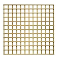 6'x5' Square Trellis - traditional square type trellis panel for partial screening. Can also be used for plant support or can add height to existing fence panels.