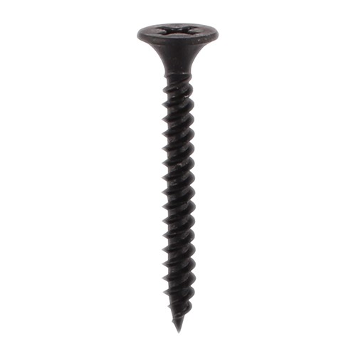 Drywall Screw PH2 - BLK 3.5x55mm - Used to secure plasterboard to drywall and ceiling track systems with a max. of 0.6mm thickness.