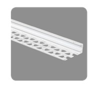 PVCu Plasterstop Bead 10-12mm - comes in a 2.5 metre  length.