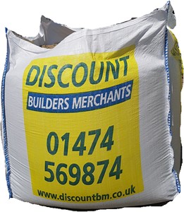 Bulk Bag of Leighton Buzzard rendering sand is a fine sand typically used for plastering and rendering.