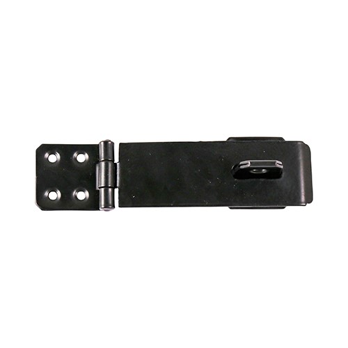 A low security hasp and staple for light domestic gates and shed doors. TIMCO fixings included.