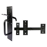 For use on light domestic gates. External handle allows gate to be opened from the outside. TIMCO fixings included.