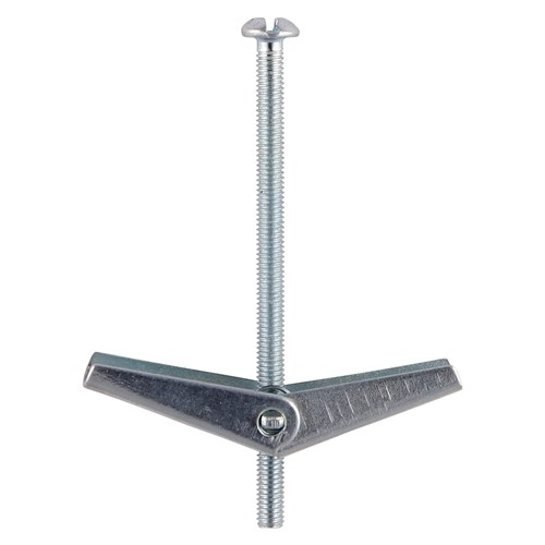 A cavity fixing that is ideal for overhead installations. The wings spread the load over a wider area making them more suited for heavier loads. NOTE: Please allow 30mm cavity depth for the wings to open.