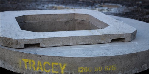 Circular Seating Ring 600mm square access -  Our seating slabs to suit all of our cover slab openings. They are a great alternative to using engineering brick on site.  They are more economic and safer than engineering brick.