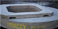 Circular Seating Ring 600mm square access -  Our seating slabs to suit all of our cover slab openings. They are a great alternative to using engineering brick on site.  They are more economic and safer than engineering brick.