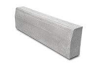 The most common type of kerb alongside a roadside is the Half Battered (HB2) kerb. they are normally used where a footpath is provided adjacent to the carriageway.