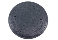 450mm Diameter Solid Top Ductile Iron Cover and Frame  - used in shopping districts, driveway and pavements.