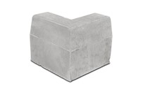 Half Battered Angle 125x255x305mm