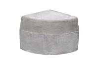 Half Battered Quadrant 455x255mm