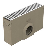 ACO RAINDRAIN 38703 SUMP + BUCKET A15 - made from a high strength polymer concrete material with a galvanised steel grate suitable for domestic applications up to load A15.