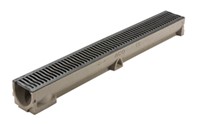Manufactured from Vienite®, ACO’s high strength recycled polymer concrete material, ACO RainDrain® B 125 is suitable for vehicle traffic up to Load Class B 125.  The high quality ACO RainDrain® B 125 channels interlock, allowing for quick and easy installation. ACO RainDrain B 125 comes complete with a cast iron grating making it ideal for driveway applications.
