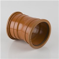 Underground 110mm x 15o Bend Double Socket