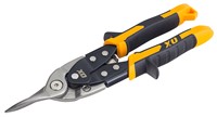 OX's Aviation Snips are made using premium quality material and are heavy duty, durable, robust and made to last.  The wire cutter pliers are made using heavy-duty heat-treated alloy jaws for increased cutting capacity, that delivers clean, neat and professional cuts every time and the innovative auto release mechanism of the OX Aviation Snips enable fast one-handed operation and ease of use.  The easy to grip silicone handles offer a comfortable and non-slip grip. The handles are sturdy for added convenience.