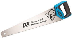 The OX Long Saw Blade comes with an integral angle stop for 45° and 90° degrees which are built into the handle for enhanced precision.  The blade of the OX Long Saw Blade has hardened teeth for fine and fast cuts, and the handsaw blade cuts with thrust and drag. This helps you to make quick and fine cuts on all types of wood consistently.  The strong build of the OX Long Saw Blade gives better stability to the tool and helps the user to make precise cuts. The OX Long Saw Blade is made using high-quality materials for better performance and sharpness.
