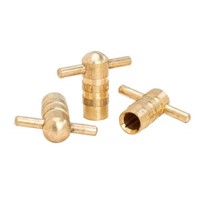 The OX trade radiator keys are made from high quality brass to fit most domestic radiators.  Comes as a 3 pack