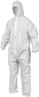 The Ox disposable coverall is a lightweight micro porous coverall with elasticated hood, wrists and ankles.  The coverall is a cost effective barrier to dust and particles.  Conforms to EN13982 & EN 13034