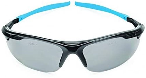 These safety glasses come with smoked lenses.