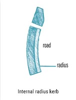 Our Radius Kerb are used in construction of a bend in a road, pathway or carriageway