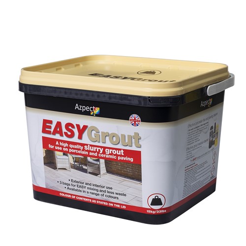 EASYGrout mixes readily with water to give a highly flowable joint filling, and grouting mortar ideal for use on interior and exterior tiled floor surfaces where a high early strength, resilient, compact grout joint is needed, particularly in areas subject to early and sustained trafficking.

It is not suitable for use on vertical surfaces. It is designed specifically for ceramic and porcelain tiles and is not recommended for use on natural stone. Natural stone and porous materials are particularly at risk from permanent discolouration.