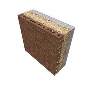 Earthwool DriTherm Cavity Slabs are non-combustible Glass Mineral Wool slabs, manufactured using our revolutionary ECOSE® Technology and a water repellent additive, designed for use in external masonry cavity walls to provide a full-fill insulation solution which is installed as walls are being built. They are 455mm wide to suit standard vertical wall tie spacings allowing a closed joint with adjacent slabs.
