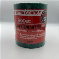 General purpose aluminium oxide for machine and hand sanding
Resin-over-resin bonded for long life
Crack resistant backing paper
40 grit
5m x 115mm width ideal for machine sanders