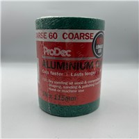 General purpose aluminium oxide for machine and hand sanding
Resin-over-resin bonded for long life
Crack resistant backing paper
60 grit
5m x 115mm width ideal for machine sanders