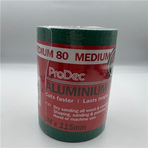 General purpose aluminium oxide for machine and hand sanding
Resin-over-resin bonded for long life
Crack resistant backing paper
80 grit
5m x 115mm width ideal for machine sanders