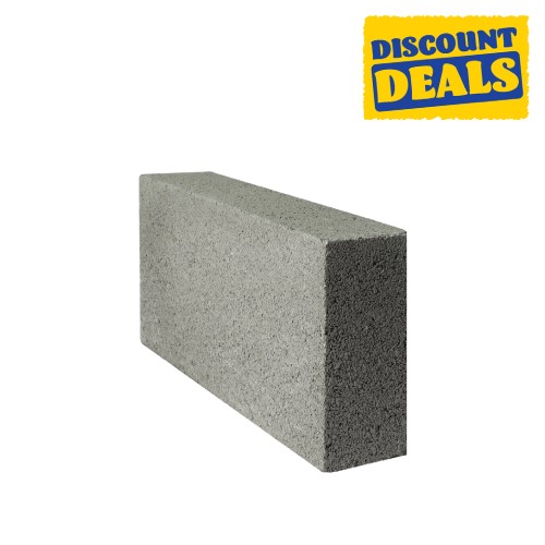 DBM&#39;s Solid Dense 100mm 7 Newton Concrete Blocks are perfect for both internal and external applications requiring high loadbearing capacity  and excellent acoustic performance. Suitable to be used as above and below ground applications and also in block and beam flooring installations. Overall dimensions 440x215x100mm.
