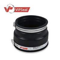 VAR Adaptor Couplings

VIPSeal® VAR adaptor couplings incorporate an extra wide tension band at one end to allow a secure connection from clay pipe to structured, twin wall or ribbed plastic pipe.

Adaptor coupling applications:

Connect pipes with a significantly different outside diameter
Connect lateral to unadopted sewers
Connect pipes to prefabricated structures: manholes, inspection chambers, septic tanks
Connect clay pipes to structured, twin wall, and ribbed plastic pipes