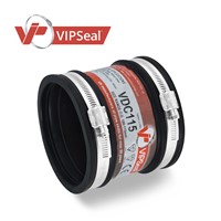 Designed to perform in situations where there is reduced resistance to heavy earth loads or unstable ground. VIPSeal® drain couplings are made from the same elastomeric rubber sleeve as the standard coupling but come without the stainless steel shear band. They can join pipes in any material up to 275mm outside diameter.

Drain coupling applications:

As a coupling to join plain ended pipes
Repair damaged sections of pipes
Joining short or cut lengths of pipes
As an adaptor to join pipes of different material
As a connection for soil waste and vent applications