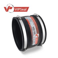 Designed to perform in situations where there is reduced resistance to heavy earth loads or unstable ground. VIPSeal® drain couplings are made from the same elastomeric rubber sleeve as the standard coupling but come without the stainless steel shear band. They can join pipes in any material up to 275mm outside diameter.

Drain coupling applications:

As a coupling to join plain ended pipes
Repair damaged sections of pipes
Joining short or cut lengths of pipes
As an adaptor to join pipes of different material
As a connection for soil waste and vent applications