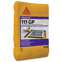 SikaGrout® 111 GP is a one part flowable shrinkage
compensated general purpose cementitious grout.
Meets the requirements of EN 1504-6: Anchoring of
reinforcing bars.