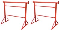 Tested & Certified to ISO 9001:2008 ,Have A 690KG Safe Working Load , It Is Enough For All Job
Painted Builders Trestle , A safe And Useful Working Platform For Keen DIY’ers, Plasterers, Painters ,Bricklayers etc.
Width – 970mm , Adjustable Steel Builders Trestles
