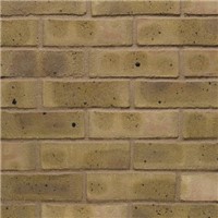 The Hurstwood Multi brick, manufactured by Wienerberger, is a stock, frogged facing brick that is yellow / multi in colour with a light textur