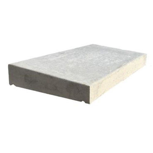 Once Weathered 405x75x910mm Concrete Coping.
FP McCann’s precast concrete wall copings and pier caps provide an eye-catching and economical finish to various wall designs. The high calibre of these products helps prevent potential wall erosion or discolour.

• An attractive, cost effective solution to protect vulnerable areas.

• Durable and easy to install.