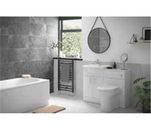Includes Floor Standing White Basin Unit
Dimensions: H 855 x W 560 x D 420mm
Includes ceramic 1TH basin
Supplied fully assembled
Standard soft close fittings
MFC 16mm doors & cabinets with a lacquered finish
Handles included, but delivered unattached, pilot holes pre-drilled
Handle centre hole position 96mm
5 Year Guarantee