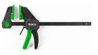 The Rikä 6" Quick-Release Bar Clamp is a robust and reliable tool designed for tradesmen and DIY enthusiasts who require high-pressure clamping with the convenience of one-handed operation. Engineered with a high-strength carbon steel bar and durable nylon jaws, this 150mm clamp provides a substantial clamping force of up to 136kg, making it ideal for securing timber, metalwork, and various assembly projects. The intuitive ratchet handle allows for precise pressure application, while the quick-release lever ensures fast repositioning and removal, significantly improving workflow efficiency in the workshop or on-site.