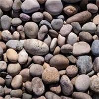 Bulk bag Scottish Pebbles are a premium rounded pebble in grey, brown and red colour tones.