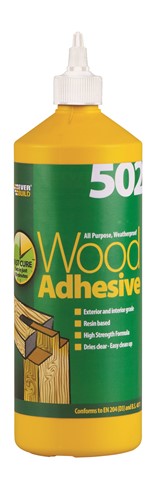 All Purpose Weatherproof Wood Adhesive is a high quality, resin-based wood adhesive for all wood bonding applications. It can be used internally and externally and provides a high strength, impact-resistant bond that is usually stronger than the wood itself.