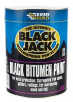 Black Bitumen Paint is a solvent based, full bodied black bituminous paint. When dry, the product forms an odourless and taint free black film suitable for metal protection, concrete structures and overcoating wood and felt.
