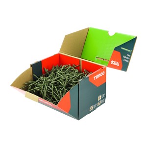 Decking Screws - PZ - Double Countersunk - Green 4.5 x 60 (1000)