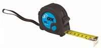 The OX Trade 5m Tape Measure is built for reliability on site. Featuring a 25mm wide nylon-coated blade with both metric and imperial markings, it ensures clear and durable measurements. A shock-absorbing blade return bumper reduces wear, while the quick release bottom strip and easy-access sliding thumb lock allow fast and secure use. Designed for everyday trade use, this tape measure delivers strength and accuracy in a compact body.