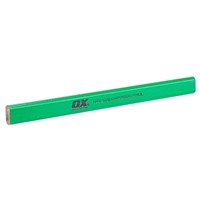 The OX-T023010 OX Trade Hard Green Carpenters Pencils (10pk) are designed for accurate marking on timber, wood, and other building surfaces. With a hard grade lead, they provide fine, sharp lines that are perfect for precision marking and detailed work. The flat-sided shape prevents rolling on site and offers a secure grip, even with gloves. Supplied in a value pack of 10, these pencils are an essential addition to any tradesperson’s toolkit.