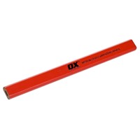The OX-T022910 OX Trade Medium Red Carpenters Pencils (10pk) are designed for reliable marking on wood, timber, and other building materials. With a medium grade lead, they provide a clear and consistent line that’s easy to see on site. The flat-sided shape prevents rolling and makes them easy to grip, even when wearing gloves. A must-have for carpenters, joiners, and general tradespeople, this value pack of 10 ensures you’re always prepared for the job.