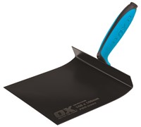 The OX-P0110106 OX Pro Harling Trowel 165mm x 165mm is a specialist plastering and rendering tool designed for applying pebble dashing and roughcast finishes. Built from high-quality hardened and tempered carbon steel, the square blade ensures durability and reliable performance on site. The ergonomic DURAGRIP handle provides comfort and excellent grip, reducing fatigue during extended use. A professional-grade tool ideal for achieving consistent, even coverage on walls.