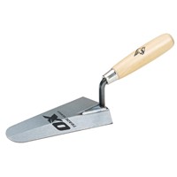 The OX-T017718 OX Trade Gauging Trowel 7"/180mm with a wooden handle is a reliable, entry-level tool designed for mixing, gauging, and applying mortar or plaster. Made with a strong carbon steel blade, it offers durability for everyday trade use. The traditional wooden handle provides a classic feel, offering comfort and control on site. A dependable choice for tradespeople looking for a cost-effective gauging trowel without compromising quality.