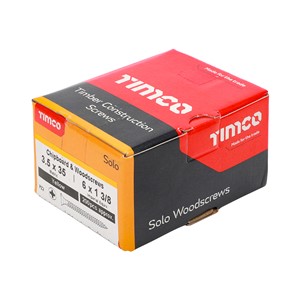 Solo Woodscrew PZ2 CSK-ZYP 3.5x35mm (200)