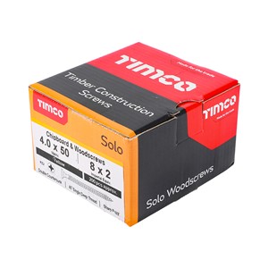 Solo Woodscrew PZ2 CSK-ZYP 4.0x50mm (200)