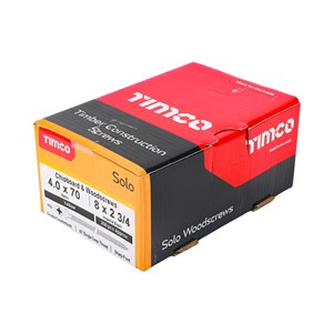 Solo Woodscrew PZ2 CSK-ZYP 4.0x70mm (200)